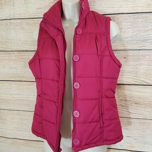 ❄️ Outer Edge Magenta Quilted Vest - Small